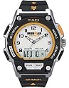 Timex - T5K200 SU - Timex Ironman Endure Shock DUAL 30 LAP - Quartz digitale - Montre Sport Homme - Bracelet en résine noire