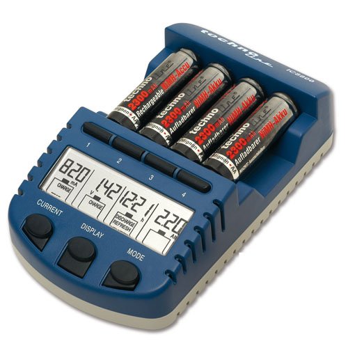 Technoline BC 900 Akku-Ladegerät blau