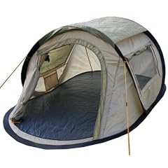 Sekundenzelt, Wurfzelt 2 Personen - Quicktent - Beige-Olivegr�n