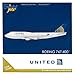 GeminiJets United B747-400 (Merger C/S) Aircraft, 1:400 Scale