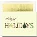 Gold Foil Holidays Holiday Cards -