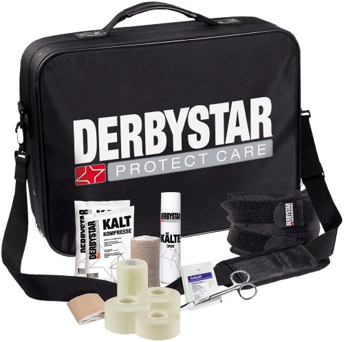 DERBYSTAR Medizinisches Produkt PROTECT CARE MEDIZINKOFFER MIT INHALT, schwarz, 43x13x32 c Preisvergleich