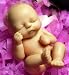 OOAK Artist Baby Clay Doll Miniature Sculpture Figure #3