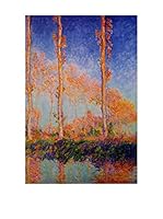 Especial Arte Lienzo Poplars1 Multicolor