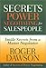 Secrets of Power Negotiating for Salespeople: Inside Secrets from a Master Negotiator
