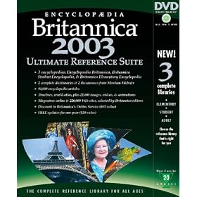 Encyclopedia Britannica 2003 Ultimate Reference Suite on DVD-ROM