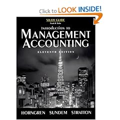 Introduction to Management Accounting: Study Guide