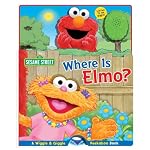 Sesame Street Where Is Elmo?: Wiggle and Giggle Peekaboo Book (Sesame Street) book cover