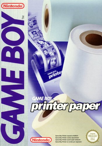Childrens Toyshop   : Recharge papier Printer Game Boy Color