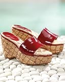 Quilted cork wedge