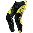 One Industries Carrera Men's Carbon Off-Road Motorcycle Pants w/ Free B&F Heart Sticker Bundle - Red/Yellow