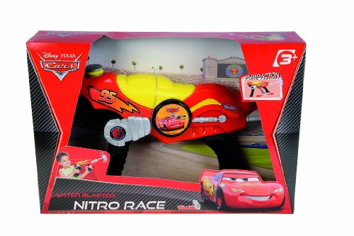 Simba 107050020 - Disney Cars, Pump Action Wasserpistole, 34 cm