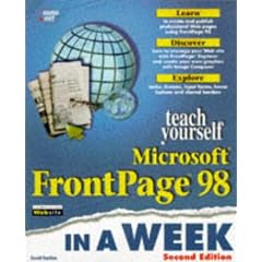 Teach Yourself Microsoft FrontPage 9X in a Week (Sams Teach Yourself)