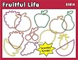 Pk of 12 Faith Bands Shaped Rubber Bands: Fruitful Life