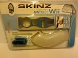 NINTENDO WII CONTROLLER SKINZ (BLUE AND GREY COLOUR)
