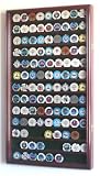 Large Casino Coin Chips Display Case Cabinet Holder w/ Glass Door