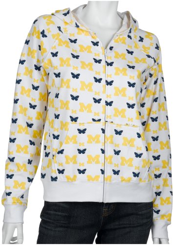 Michigan Women's Allover Logo Hoodie