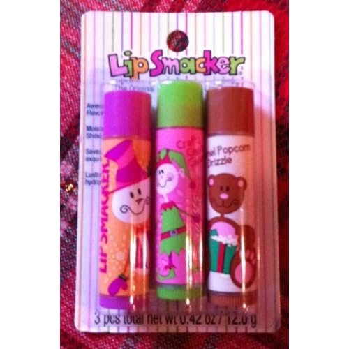 Bonne Bell Lip Smacker Flavored Lip Gloss Trio, Includes Caramel