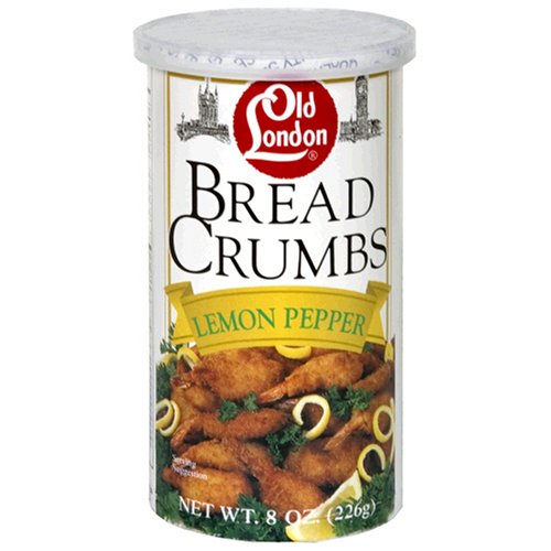 Old London Bread Crumbs, Lemon Pepper, 8-Ounce Boxes (Pack of 12) by Bread Crumbs