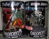 STAR WARS UNLEASHED SET OF 2 FIGURES  BOBA FETT & GENERAL GRIEVOUS  TARGET EXCLUSIVES MIB