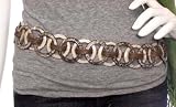 Coconut shell belt, 'Creme Dream'