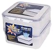 Lock & Lock Shrinkwrap 3.7 Cup Square Value 2 Pack Storage