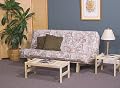 Bi-Fold Sofa Bed Futon Frame with 8