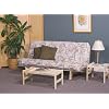 Bi-Fold Sofa Bed Futon Frame with 8" Futon Mattress