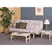 Bi-Fold Sofa Bed Futon Frame with 8" Futon Mattress