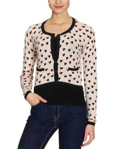 VERO MODA Damen Strickjacke 10075590, Gr. 38 (M), Blau (LATTE) Preisvergleich