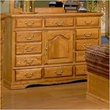 Bebe Furniture 515N/C Country Heirloom 12 Drawer Oversized Dresser with Adj ....