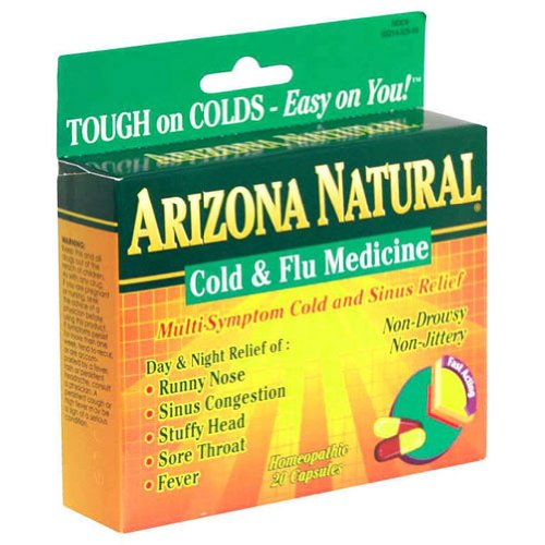 Arizona Naturals - Cold & Flu Medicine, 20 capsules Arizona Naturals - Cold & Flu Medicine, 20 capsules