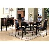5pc Solid Wood Cherry Finish Dining Set , Table w/ 4 Chairs
