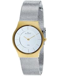 Skagen Womens Two-Tone Mesh Bracelet Watch #233SGS