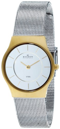 Skagen Damenarmbanduhr Slimline Stahl 233SGS Preisvergleich