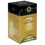Stash Premium Organic Tea Sampler, Variety Pack of Eight Flavors, Tea Bags, 18-Count Boxes (Pack of 6)