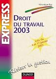 Revue Dunod  / Droit du travail, 2003