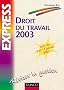 Droit du travail, 2003