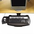 Articulating Keyboard Platform, 21"x10-1/2", Black
