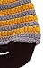 Simplicity Kid's Bearded Beanie Hats, Striped Face Mask for the Winter, Acrylic