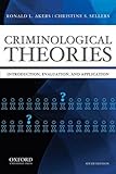 Criminological theory : context and consequences