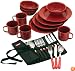 Coleman Speckled Enamelware Dining Kit