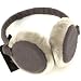 Winter Fuzzy Ski Earmuff Ear Warmer Adjustable Gray