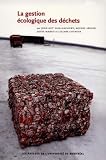 Gestion �cologique des d�chets