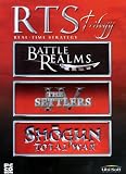 rts trilogy pack, including  battle realms, settlers iv and shogun total war. (pc game)