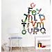 Animals Alphabet adorable Wall Stickers by Nouvelles Images