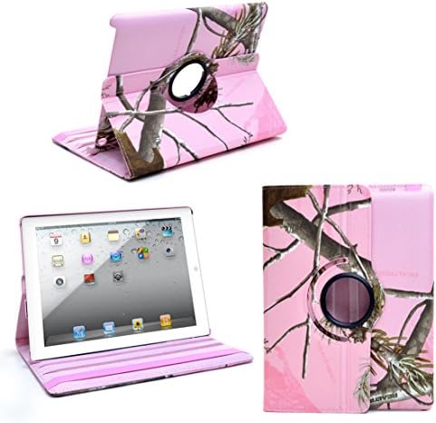 Realtree Camo 360 Degree Rotating Smart Cover Case for iPad 2, 3, 4 / iPad Air / iPad Mini / iPad Mini 2