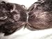 Dark Brown mohair locks doll wig making hair extension