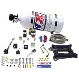 Nitrous Express 40041-12 4150 50-200 HP 4-BBL Hitman Plus Plate System with 12 lbs. Composite Bottle