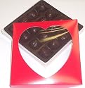 Scott's Cakes Chocolate Chip Fudge Truffles 1 lb. Heart Box